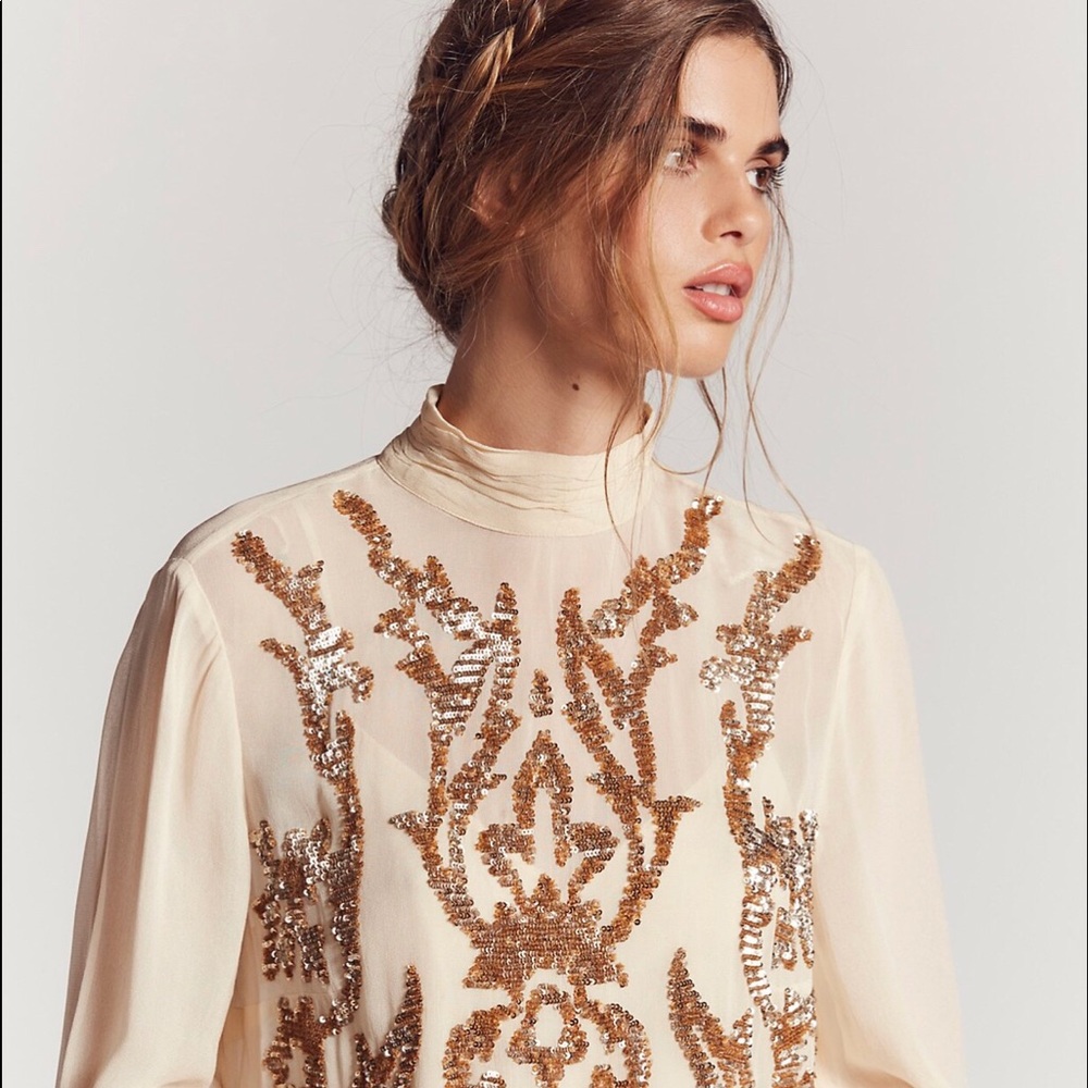 Free People sequin dress size 2. Like new!